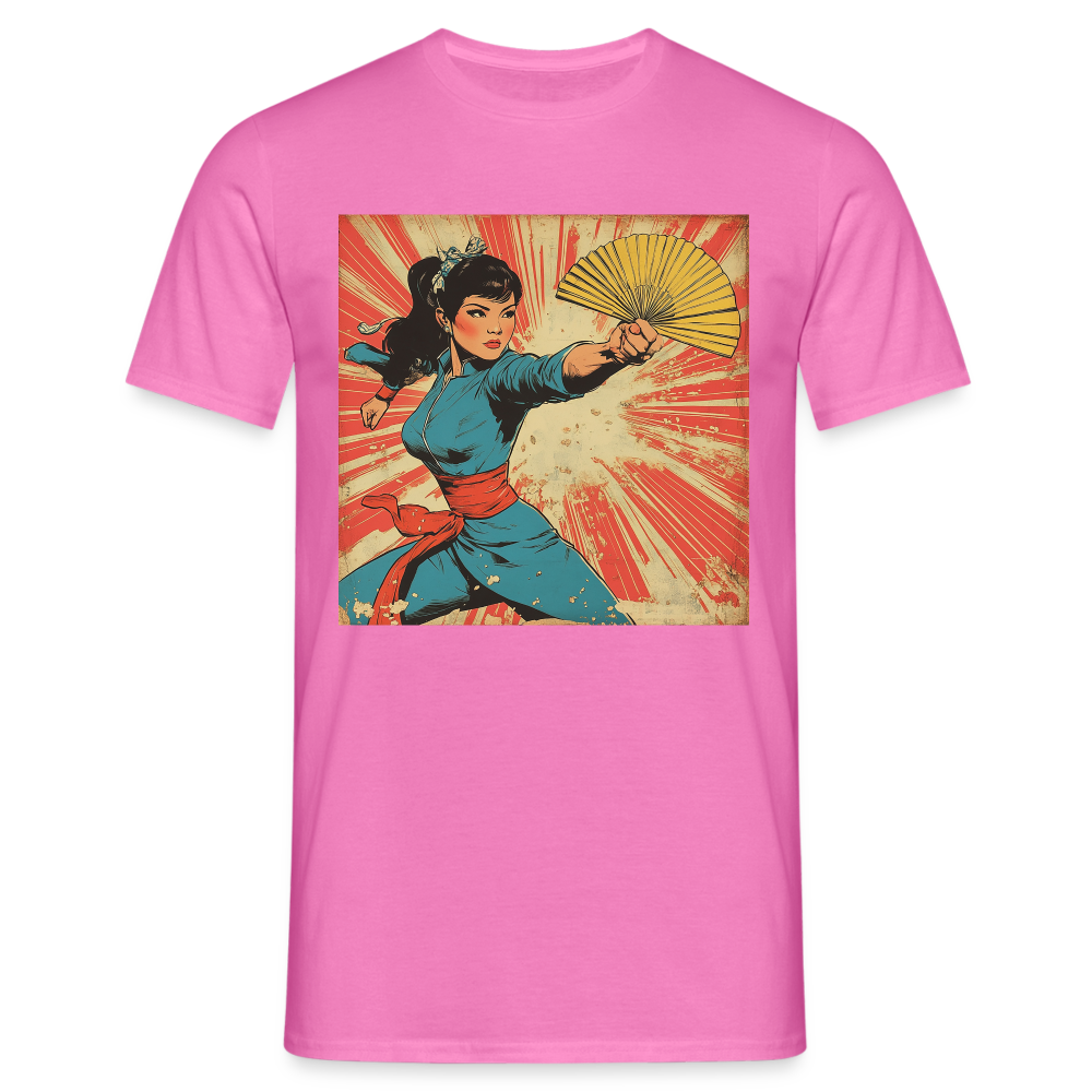Solfjädern, T-shirt herr - rosa