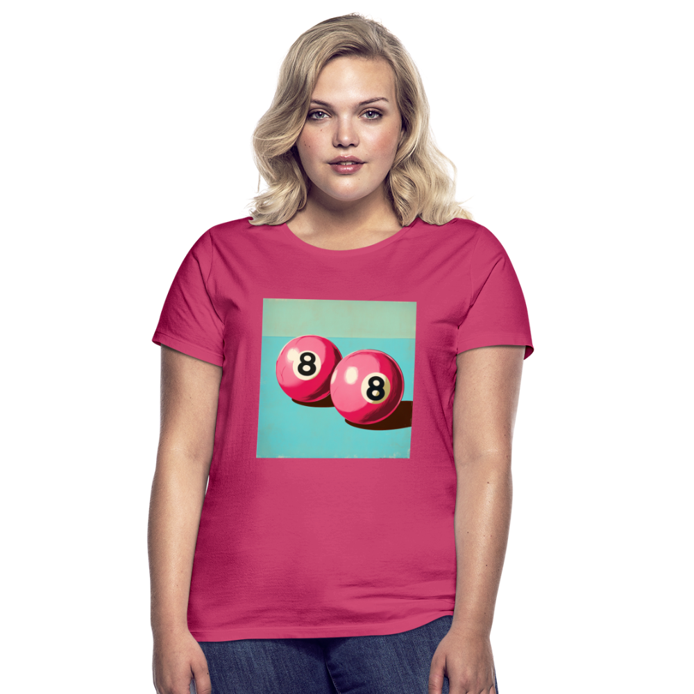 Rosa Rivaler, T-shirt dam - azalea