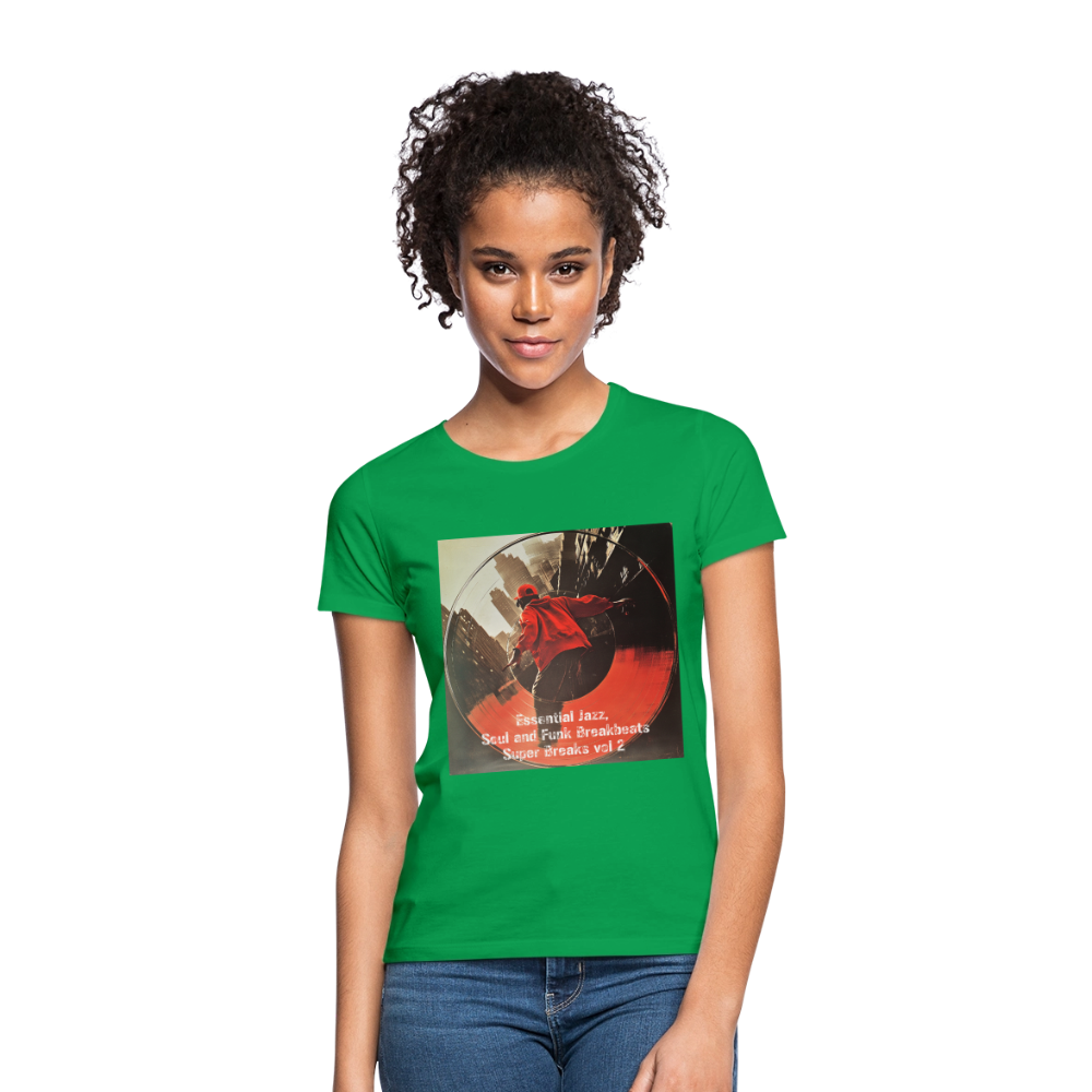 Super Breaks vol 2, T-shirt dam - kellygrön