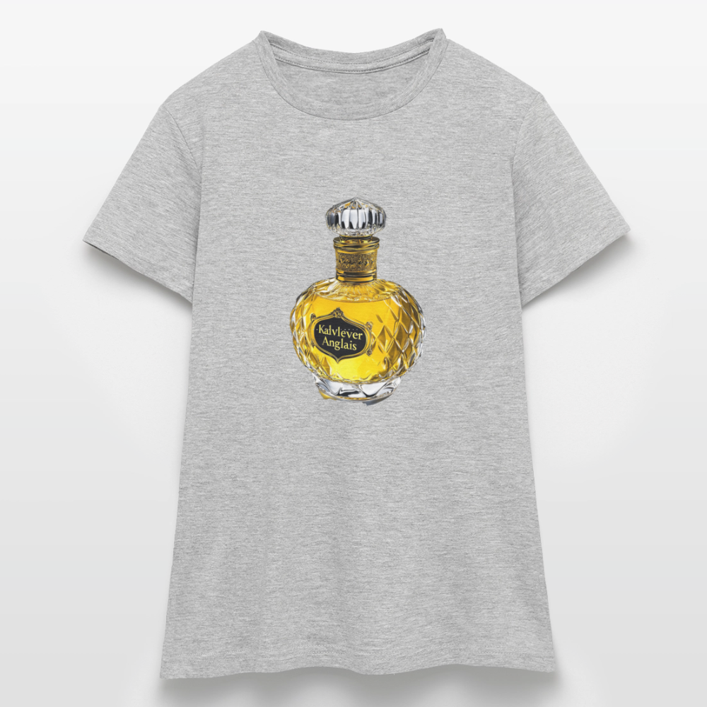 Eau de Perfume, T-shirt dam - gråmelerad