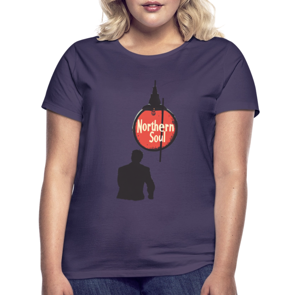 Groove Agent, T-shirt dam - mörklila