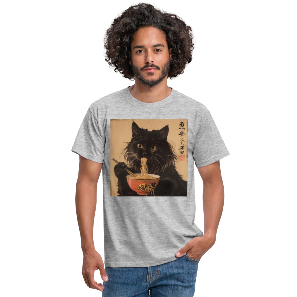 Kejsarens Katt och Ramens Hemlighet, T-shirt herr - gråmelerad