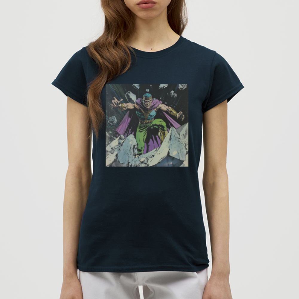 Granitus, T-shirt dam - marinblå