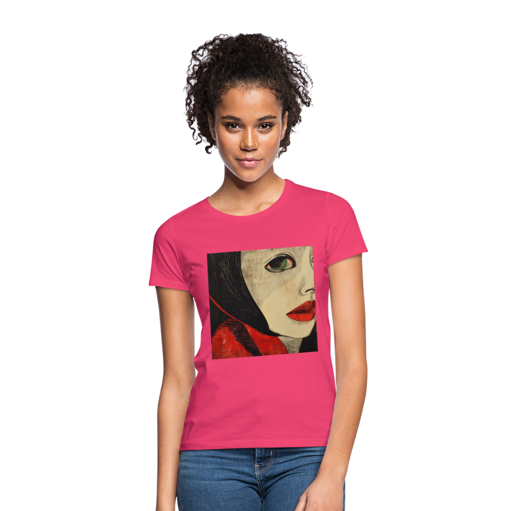 Fiskarfruns öga, T-shirt dam - azalea