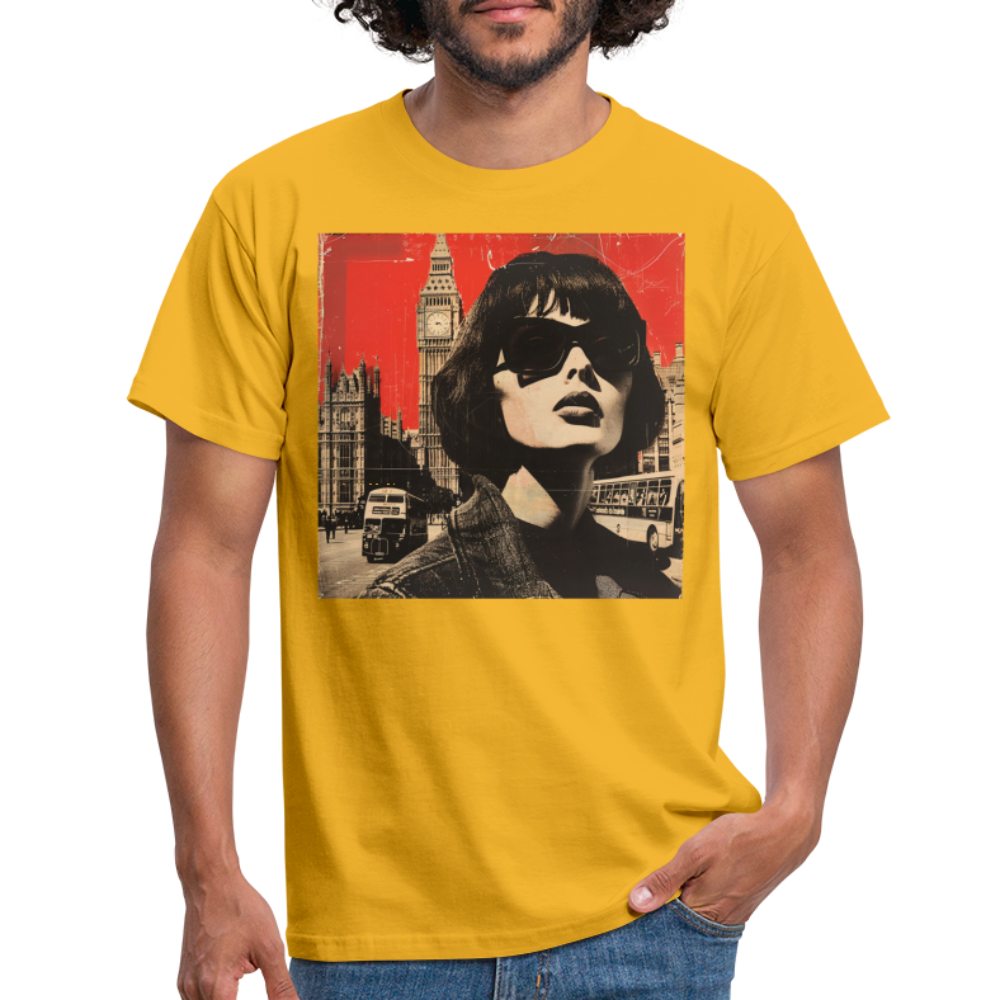 T-shirt herr - gul
