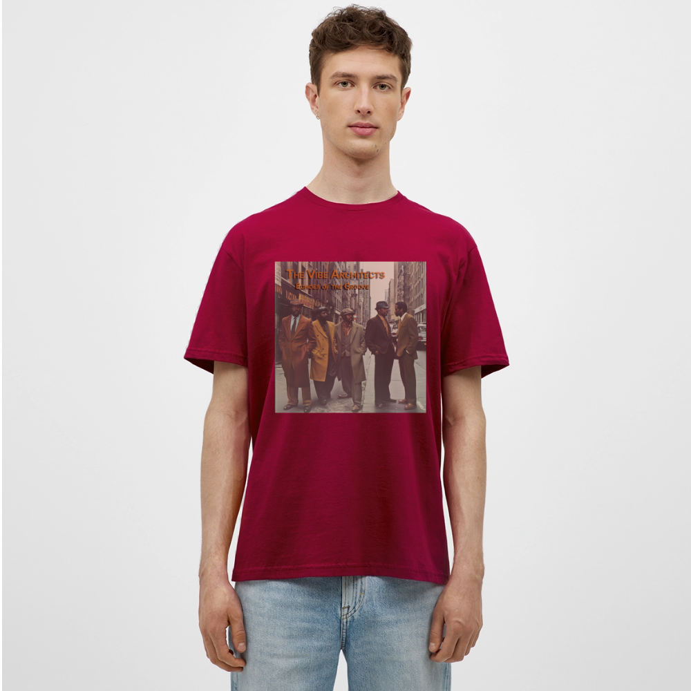 The Vibe Architects, T-shirt herr - tegelröd