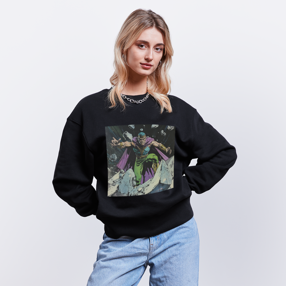 Granitus, Ekologisk oversizetröja RADDER unisex från Stanley/Stella - svart