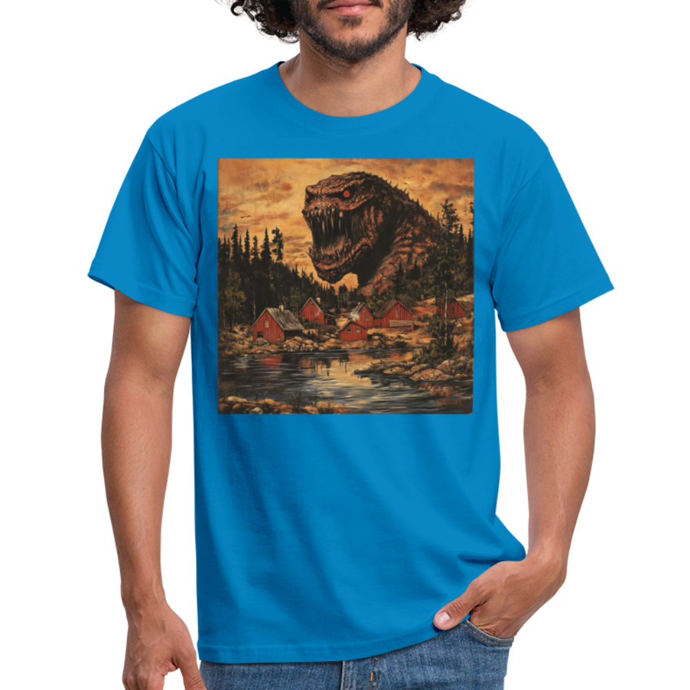 När Draken Vaknade vid Siljan, T-shirt herr - kungsblå