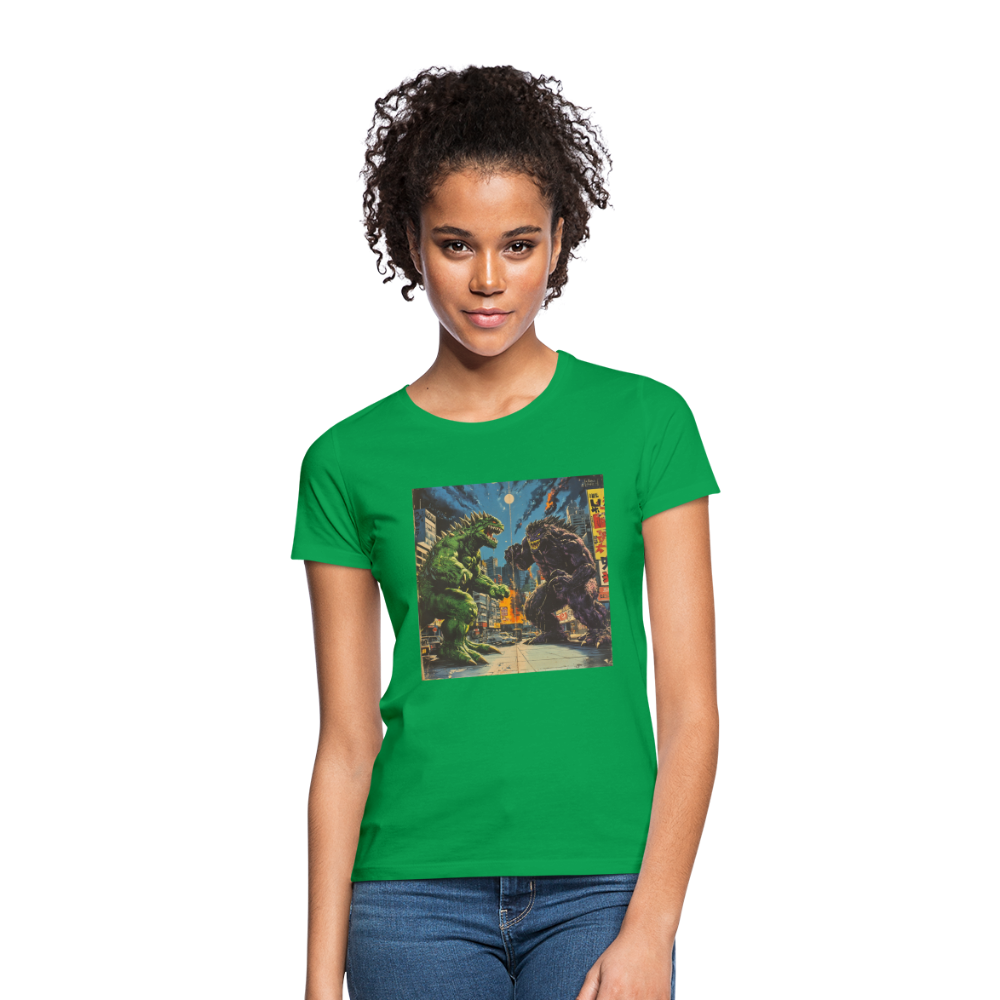 Kampen vid Solnedgången, T-shirt dam - kellygrön