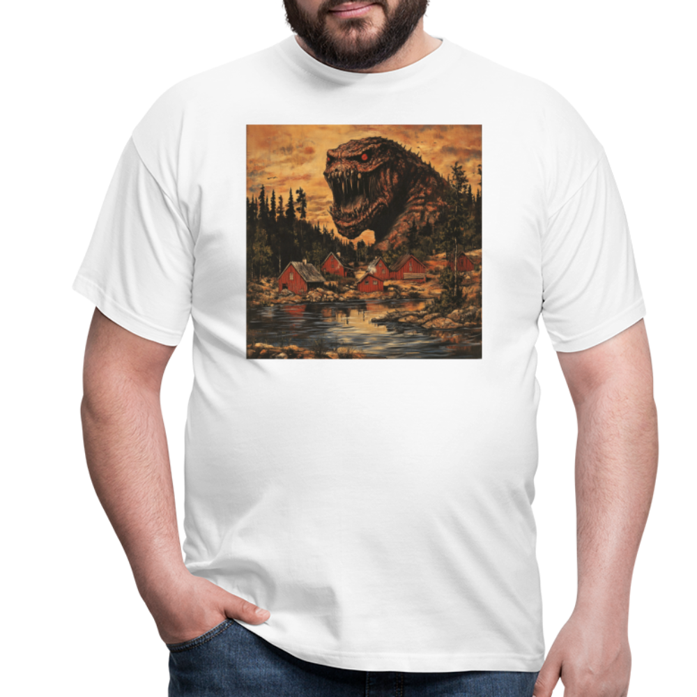 När Draken Vaknade vid Siljan, T-shirt herr - vit