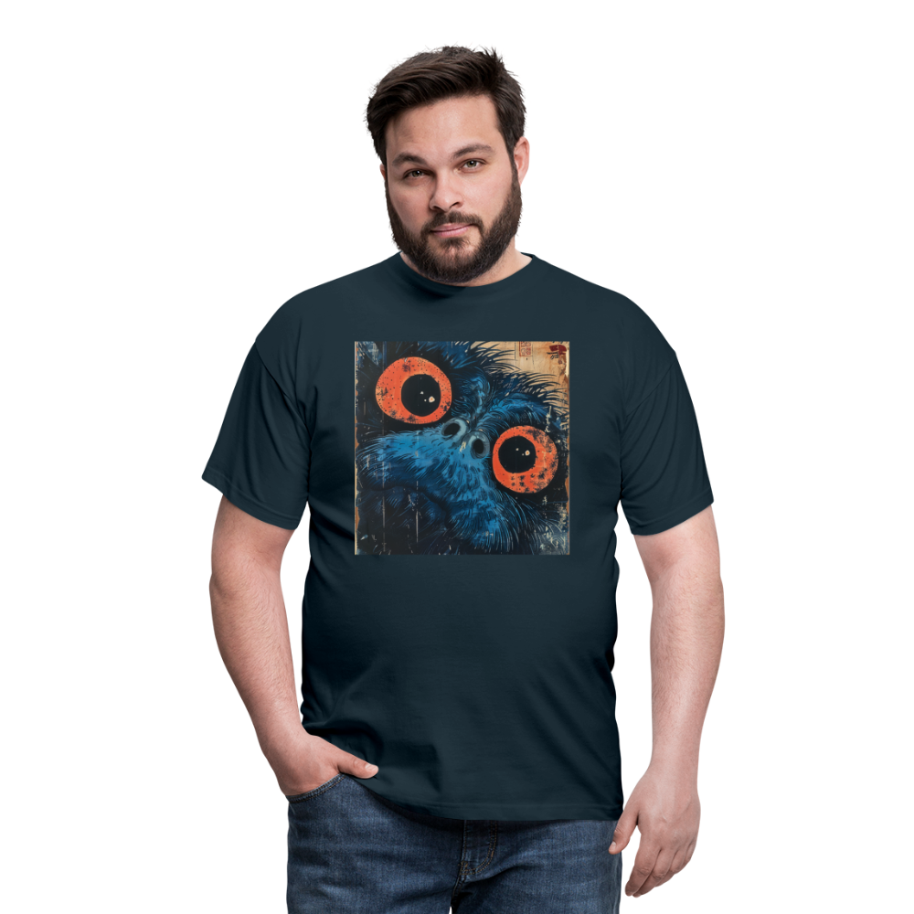 Den blå vännen, T-shirt herr - marinblå