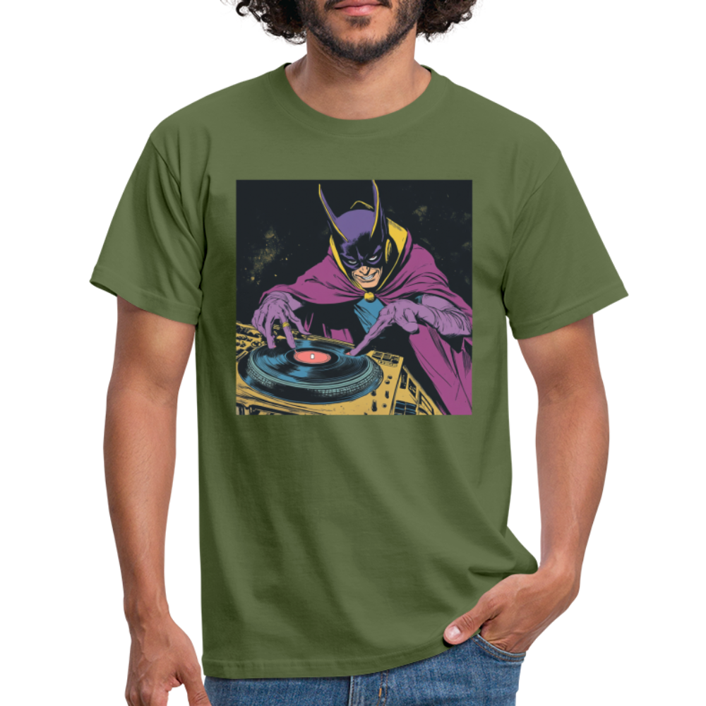 Purple Pulse, T-shirt herr - Militärgrön