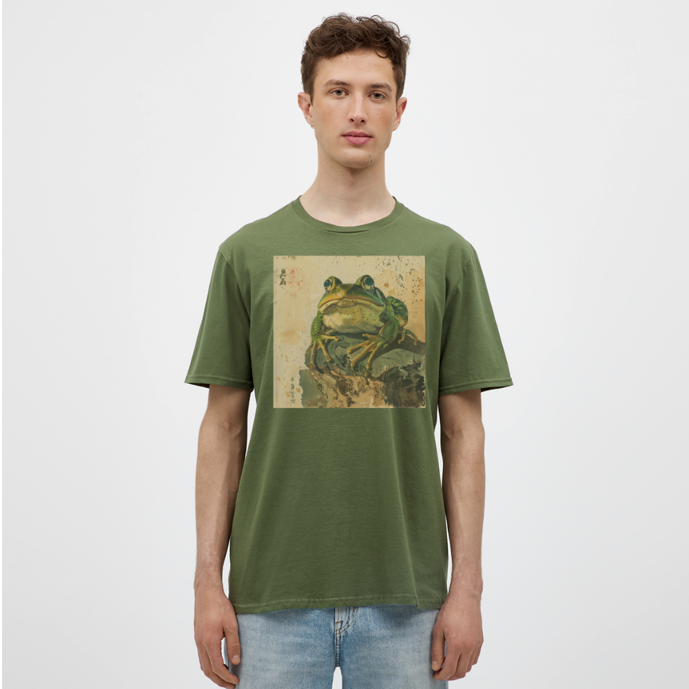 Grodan i Skymningen, T-shirt herr - Militärgrön