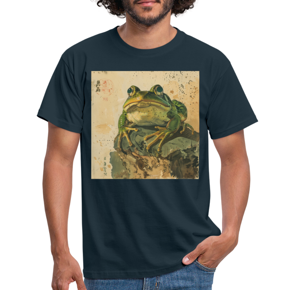 Grodan i Skymningen, T-shirt herr - marinblå