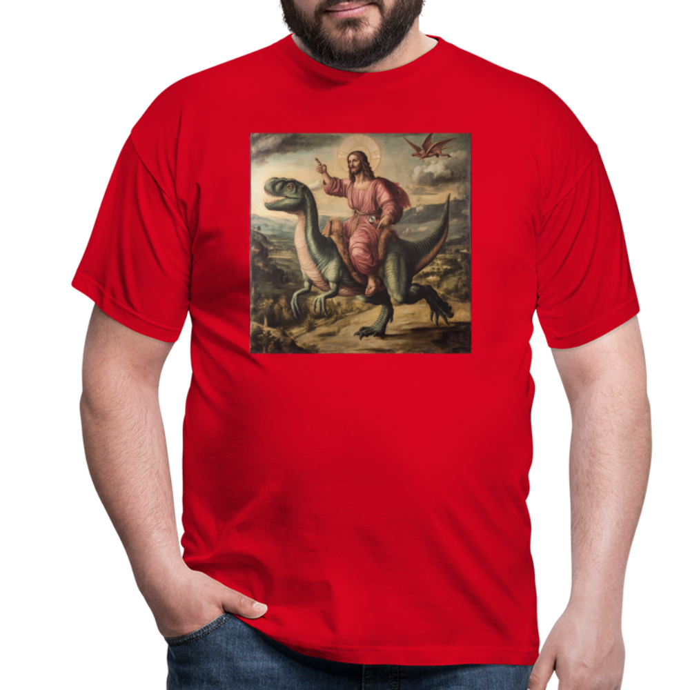 Ritten genom Tiden, T-shirt herr - röd
