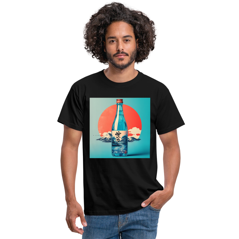 Stillhet i glas, T-shirt herr - svart