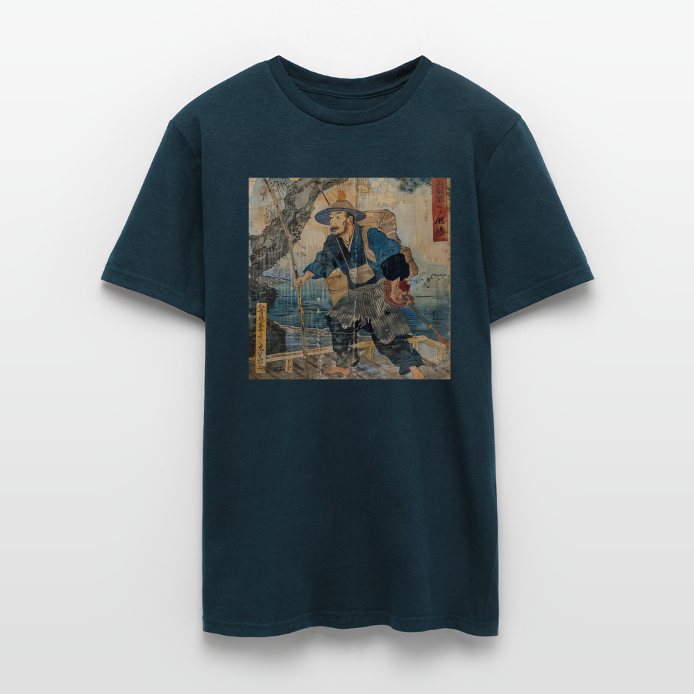 Fiskaren som bytte karriär, T-shirt herr - marinblå