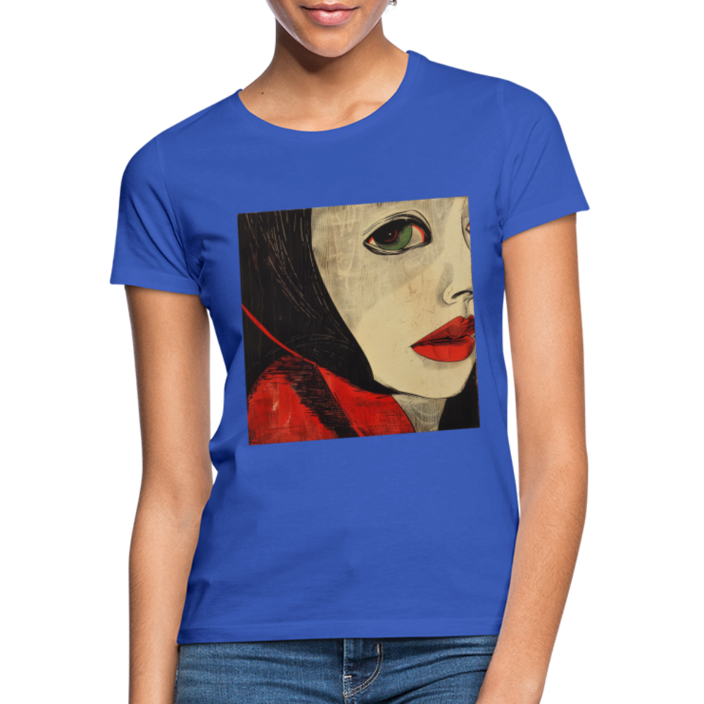 Fiskarfruns öga, T-shirt dam - royalblå