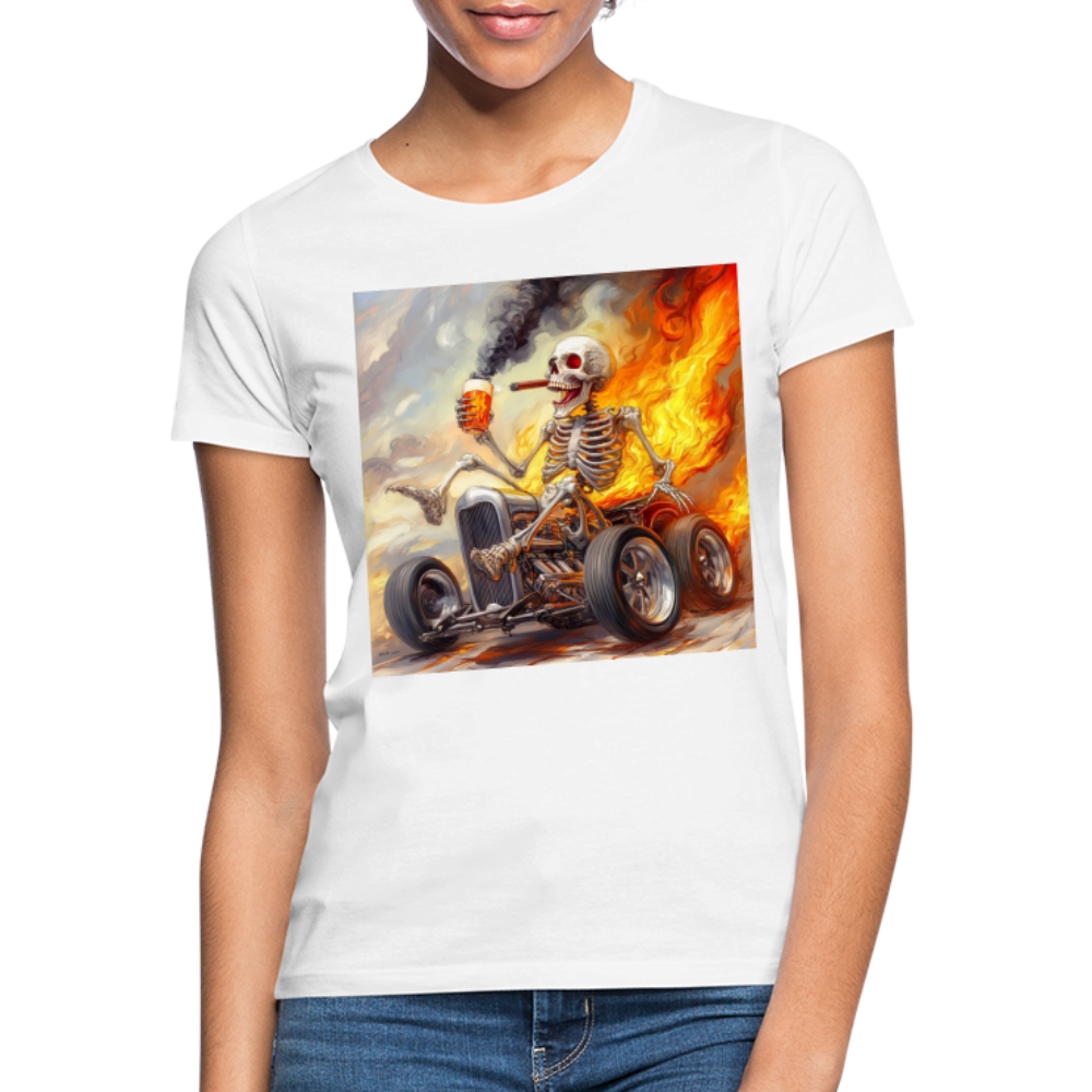 Knekta Krash, T-shirt dam - vit