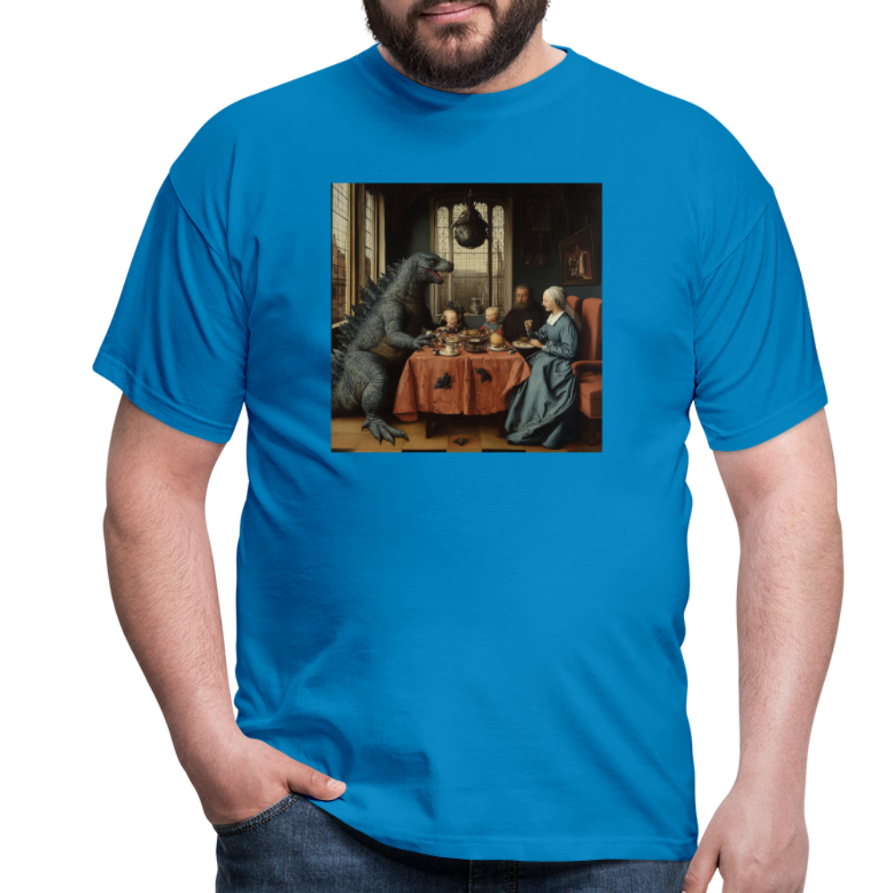 Familjens Fest med Gäst,T-shirt herr - kungsblå