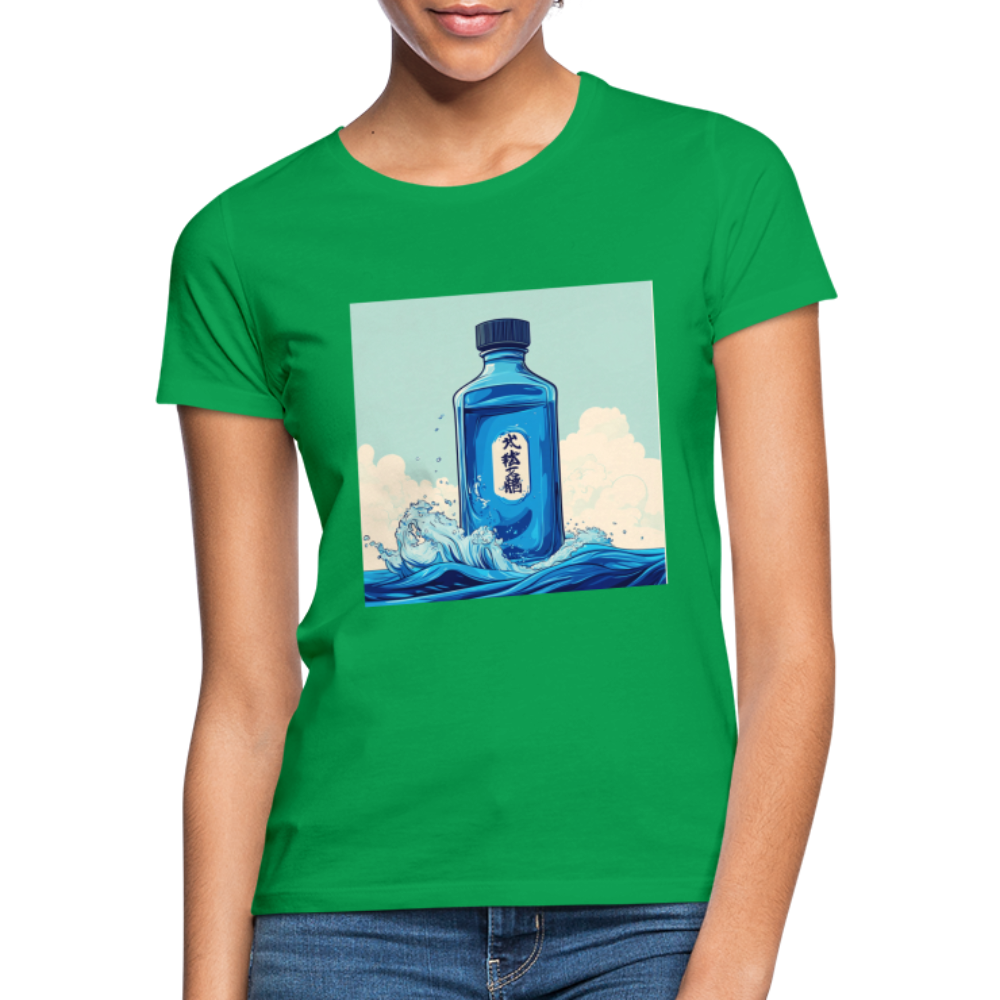 I Blått och Tystnad, T-shirt dam - kellygrön