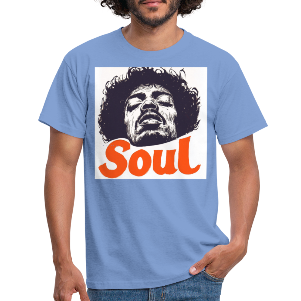 Kärlek, frihet och rättvisa, T-shirt herr - carolina blue