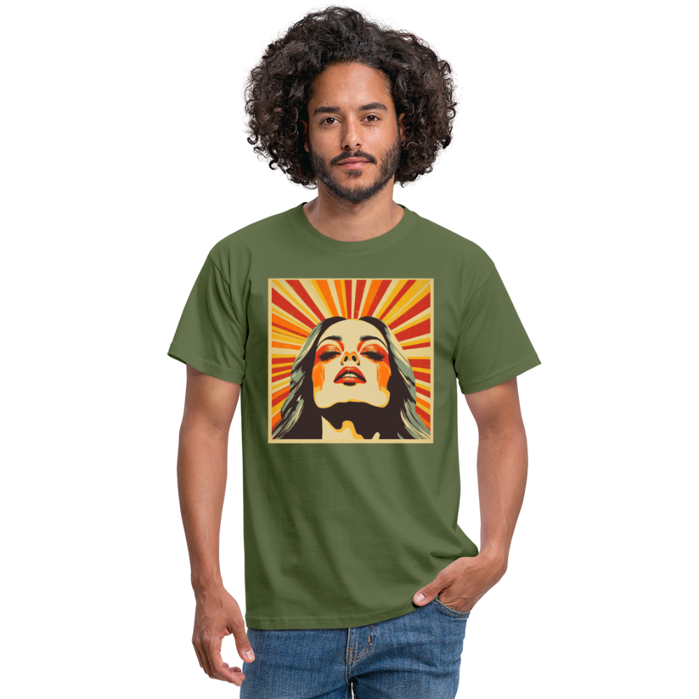 Dagens Första Strålar, T-shirt herr - Militärgrön