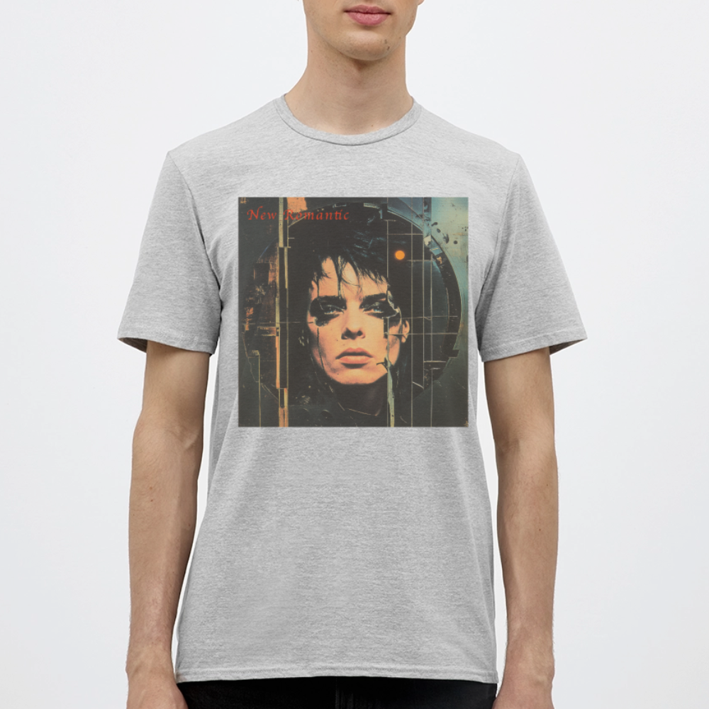 New Romance, T-shirt herr - gråmelerad
