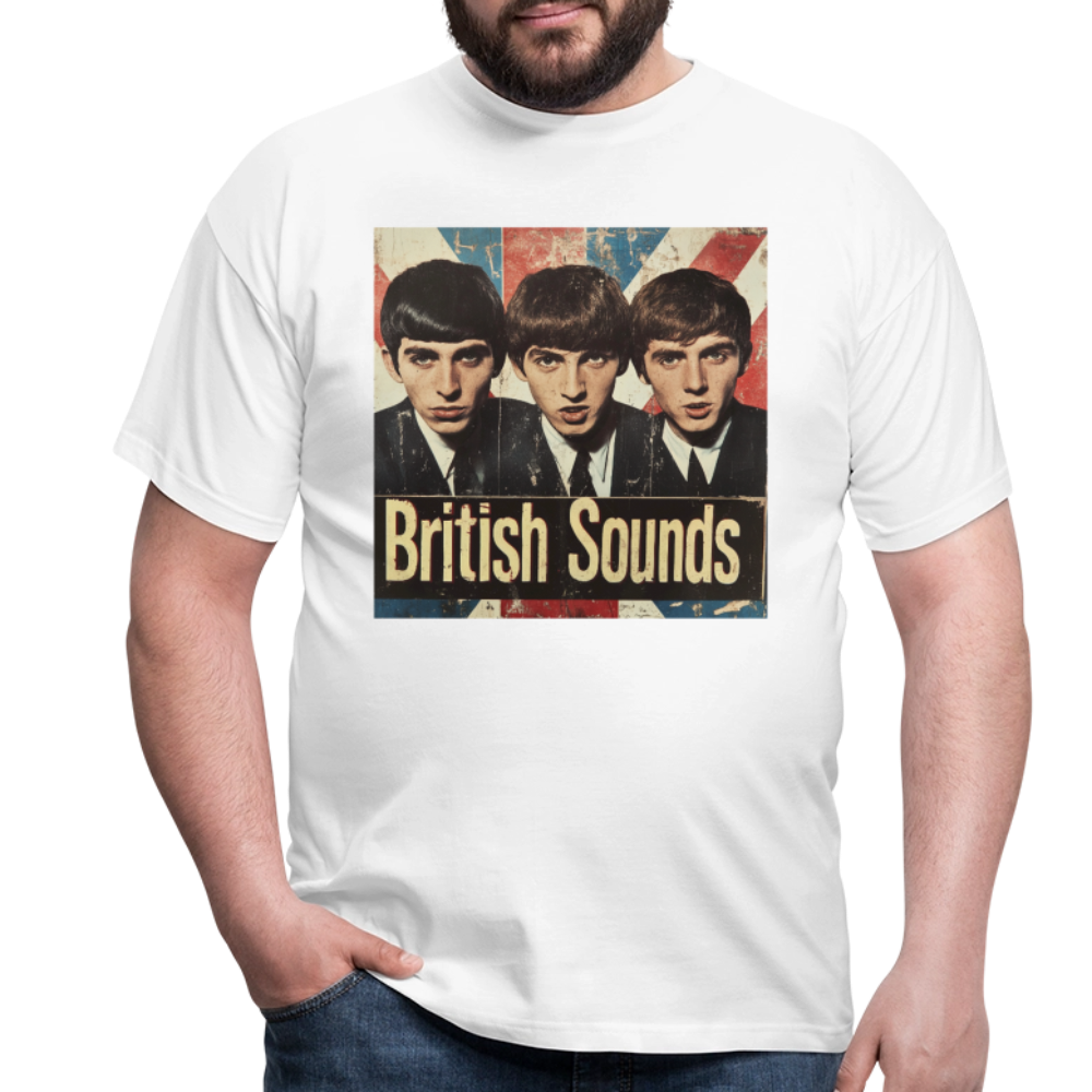 British sounds 1965, T-shirt herr - vit