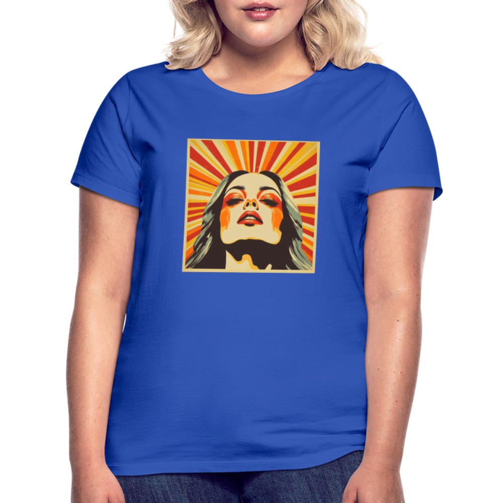 Sun Girl, T-shirt dam - royalblå