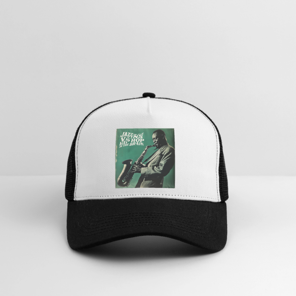 Groove in the Mind, Trucker Cap - vit/svart