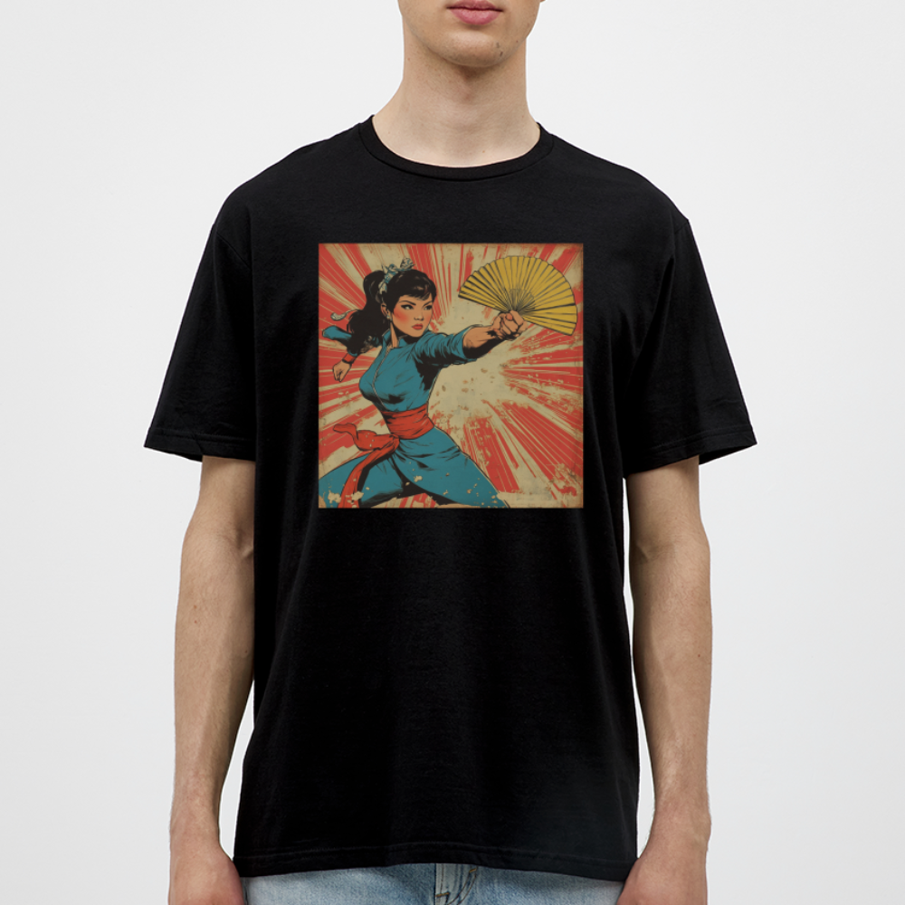 Solfjädern, T-shirt herr - svart
