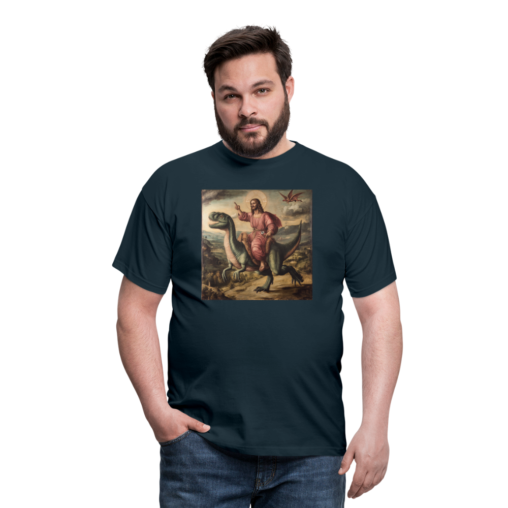 Ritten genom Tiden, T-shirt herr - marinblå