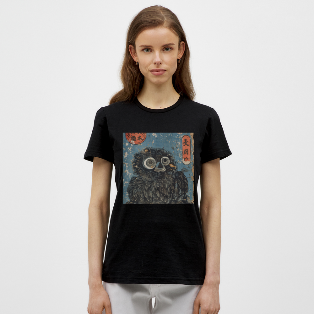 Denimiko, T-shirt dam - svart