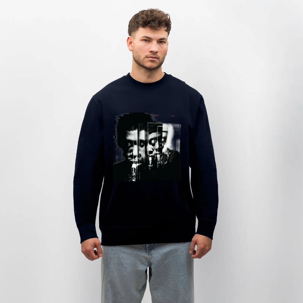 Between Breaths, Ekologisk sweatshirt CHANGER unisex från Stanley/Stella - marinblått