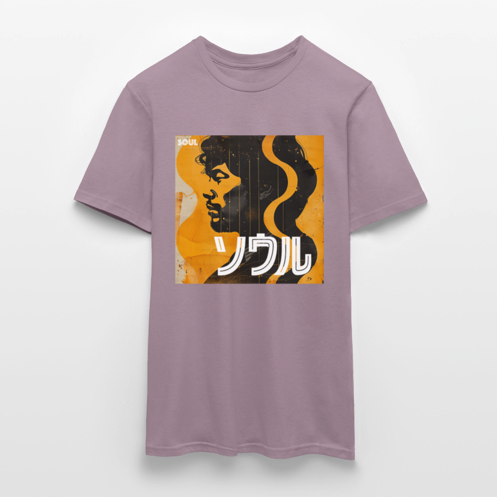 Nippon Grooves, T-shirt unisex - lilagrå