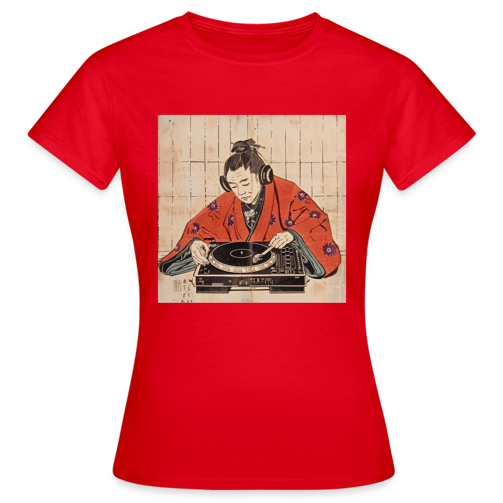 Echo från Edo, T-shirt dam - röd
