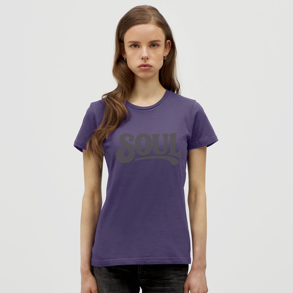 All About Soul, T-shirt dam - mörklila