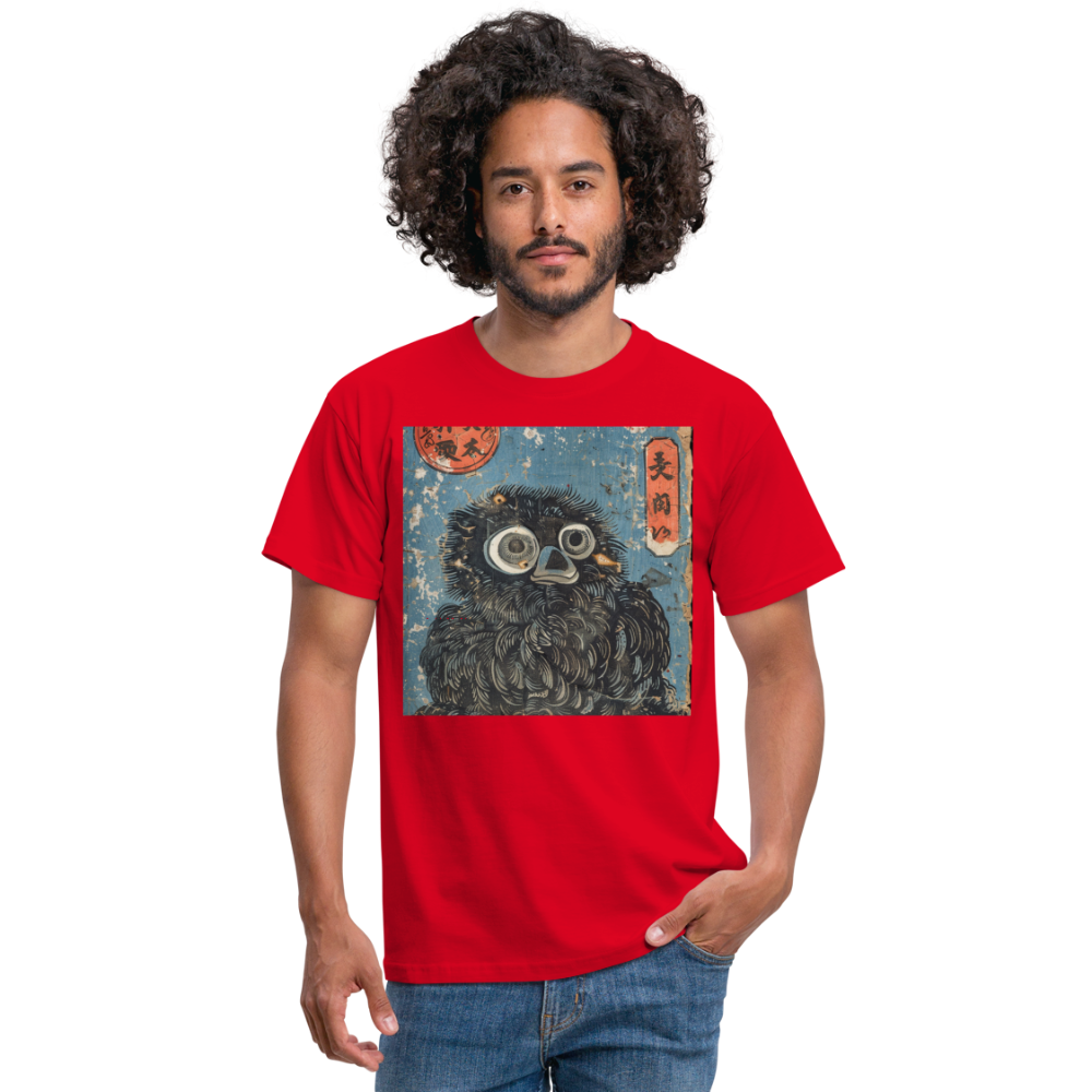 Denimiko, T-shirt herr - röd