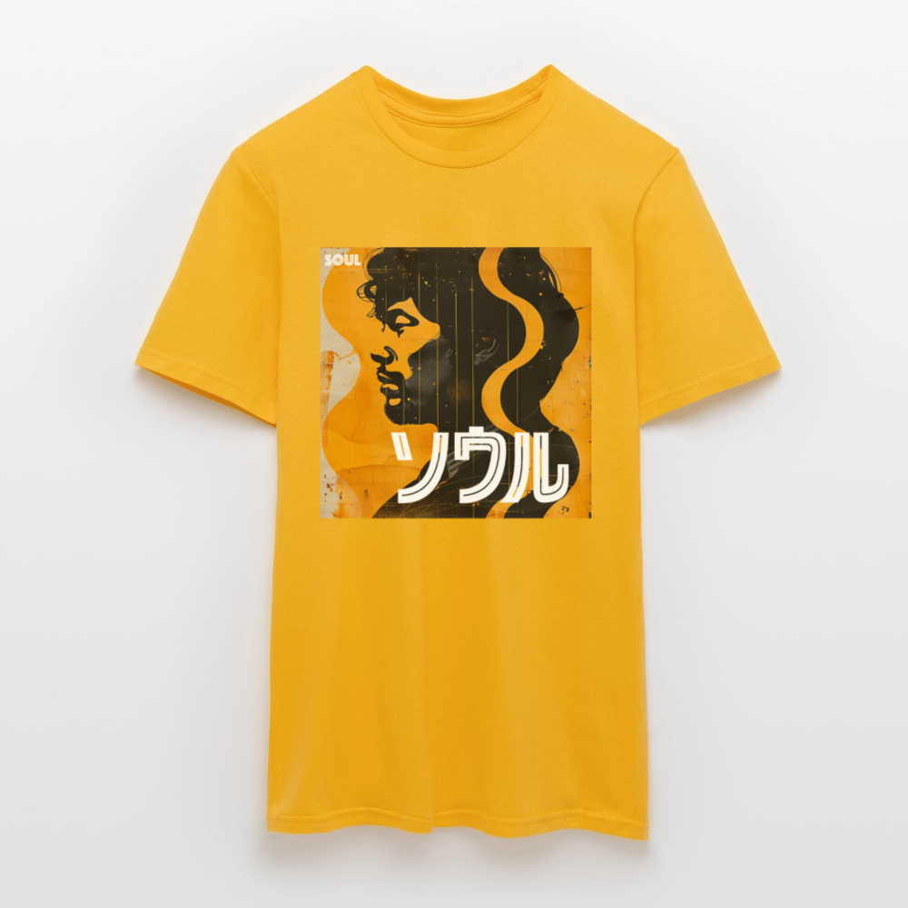 Nippon Grooves, T-shirt unisex - gul
