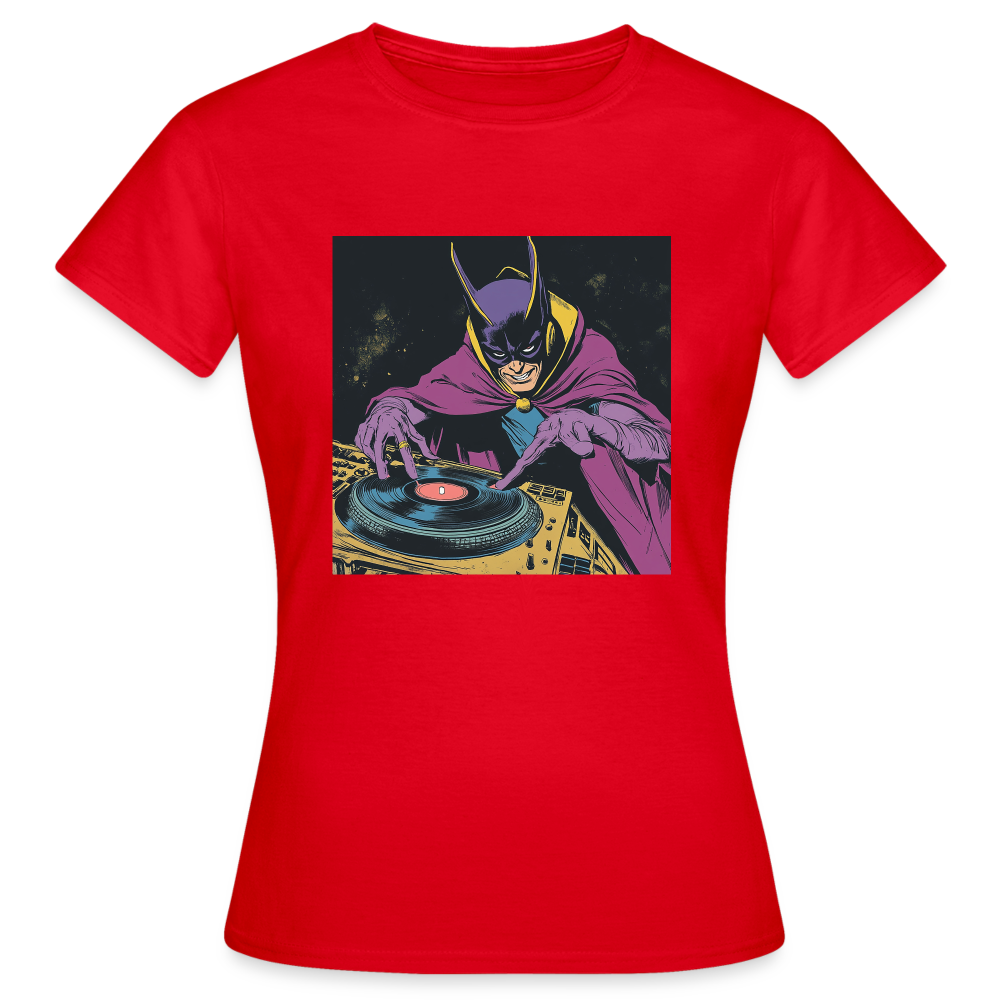 Purple Pulse, T-shirt dam - röd