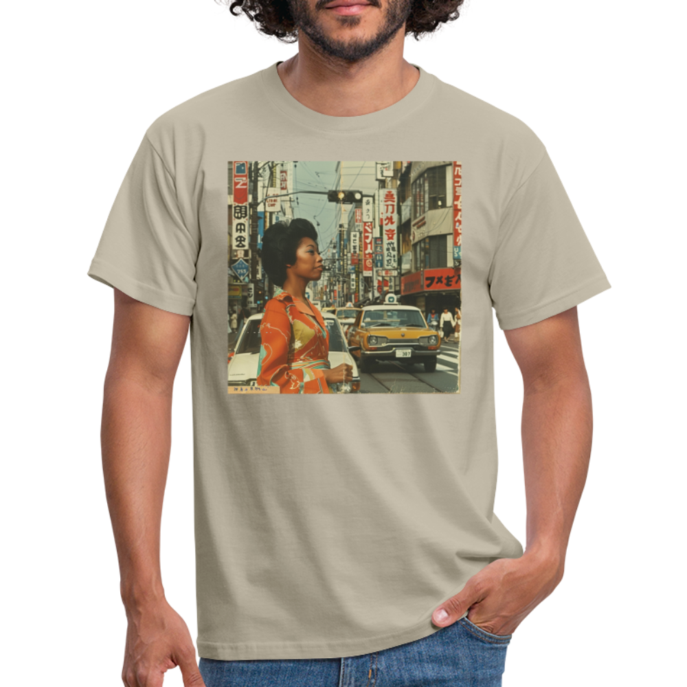 Yumi Sakamoto, T-shirt herr - sandbeige