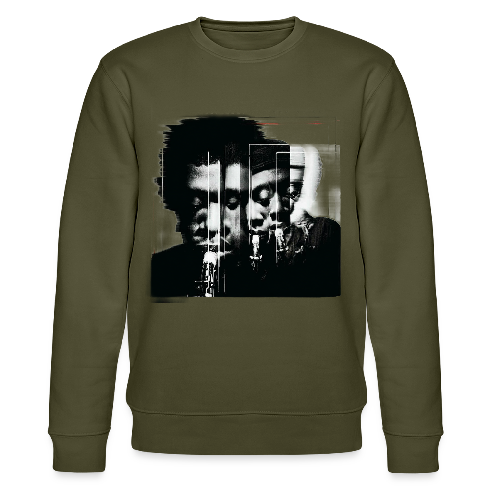 Between Breaths, Ekologisk sweatshirt CHANGER unisex från Stanley/Stella - kaki