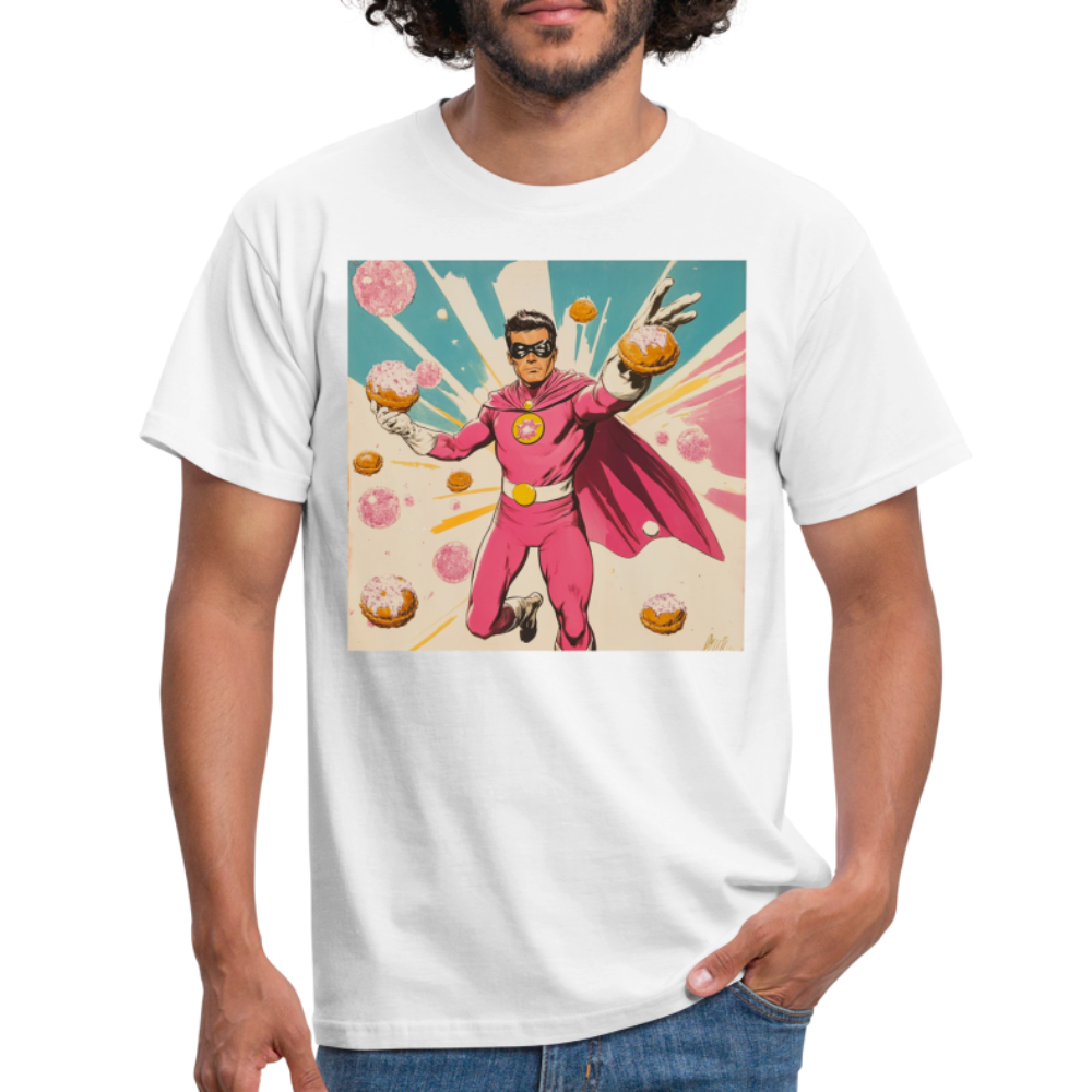 Frosting-Fury, T-shirt herr - vit