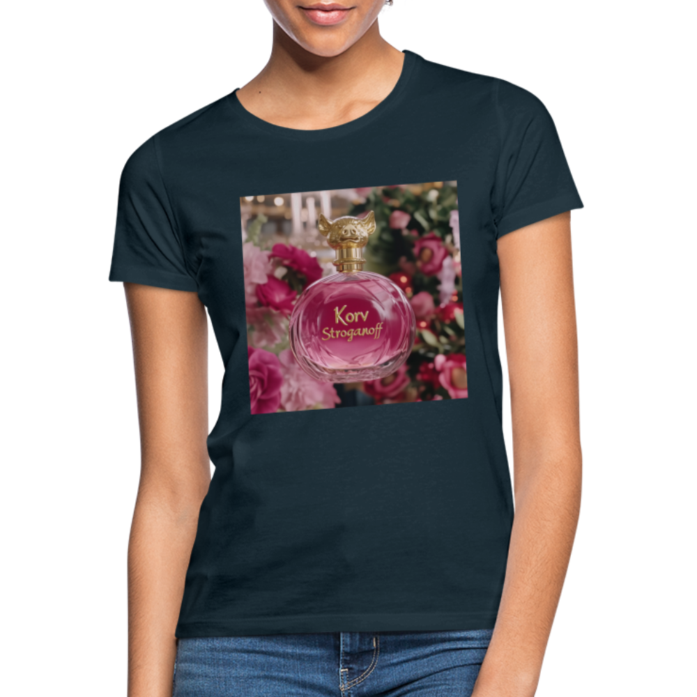 Eau de Toilette, T-shirt dam - marinblå