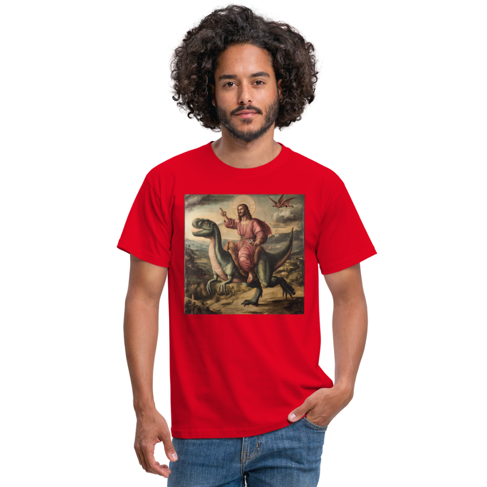 Ritten genom Tiden, T-shirt herr - röd