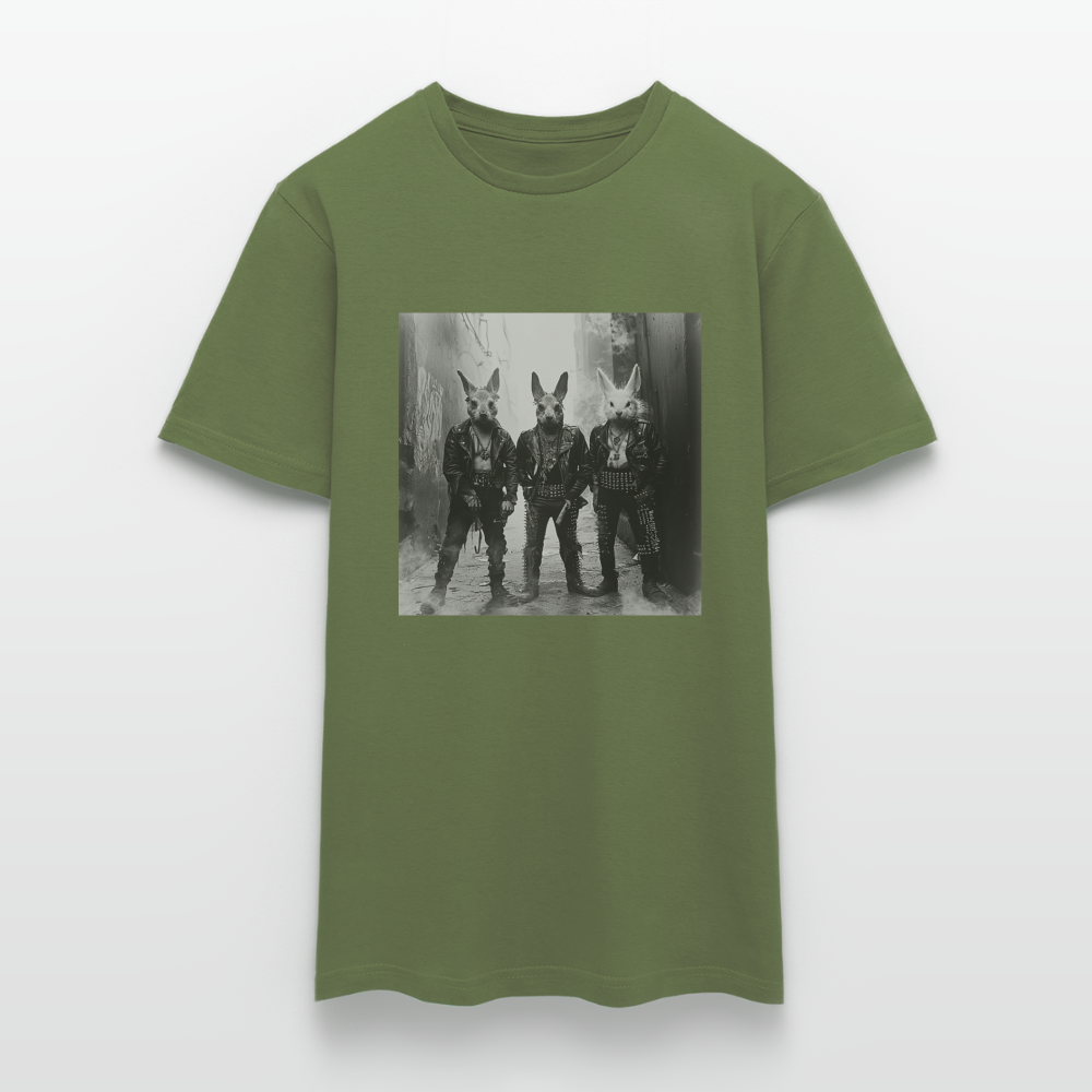 The Hare Raisers, T-shirt herr - Militärgrön