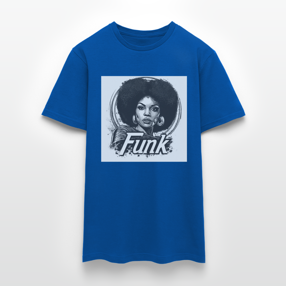 Funk Queen: Power in Motion, T-shirt herr - kungsblå