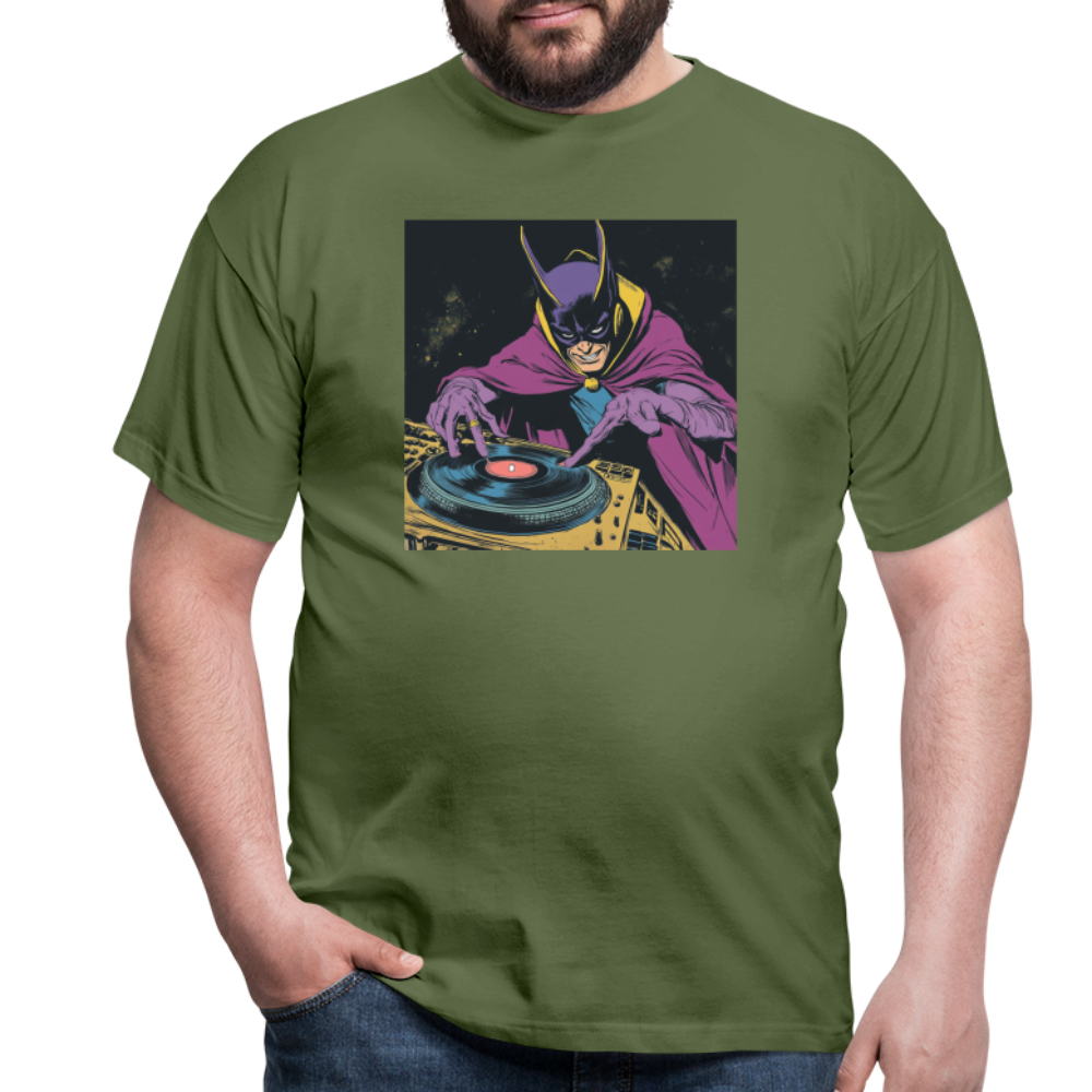 Purple Pulse, T-shirt herr - Militärgrön