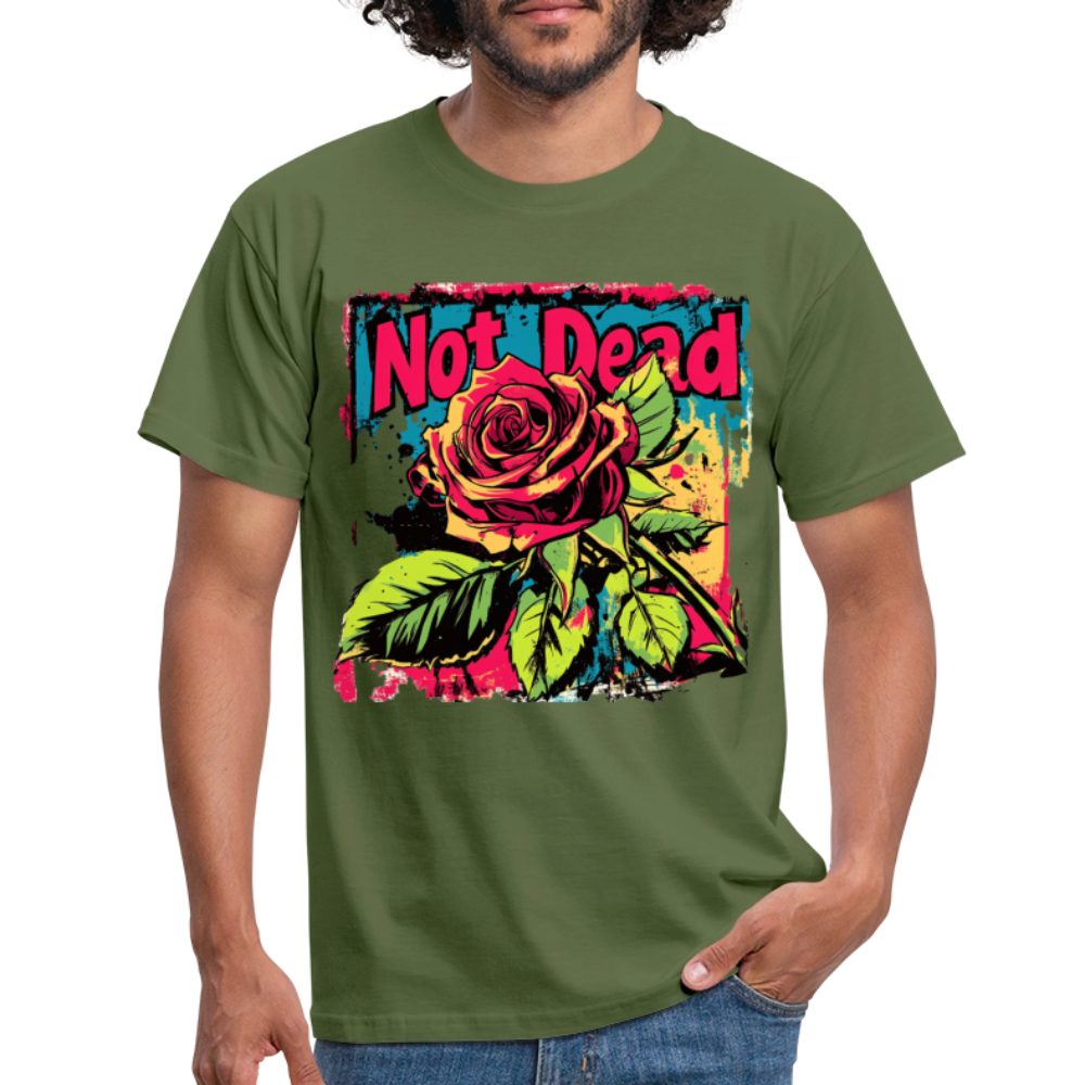 Den Eviga Rosen, T-shirt herr - Militärgrön